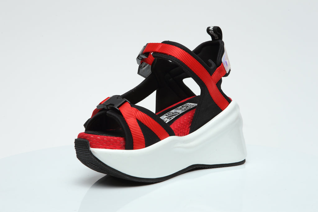 CHUNKY REBEL SANDAL // Red-Black Edition (2019)