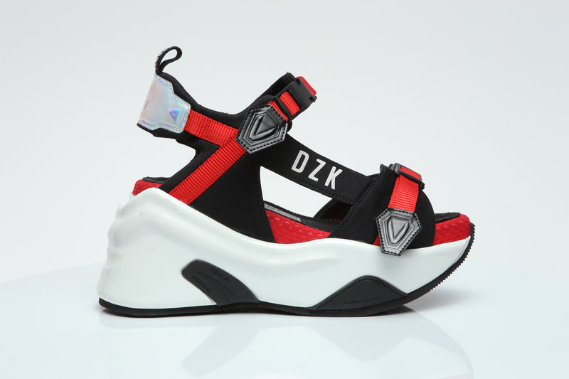 CHUNKY REBEL SANDAL // Red-Black Edition (2019)