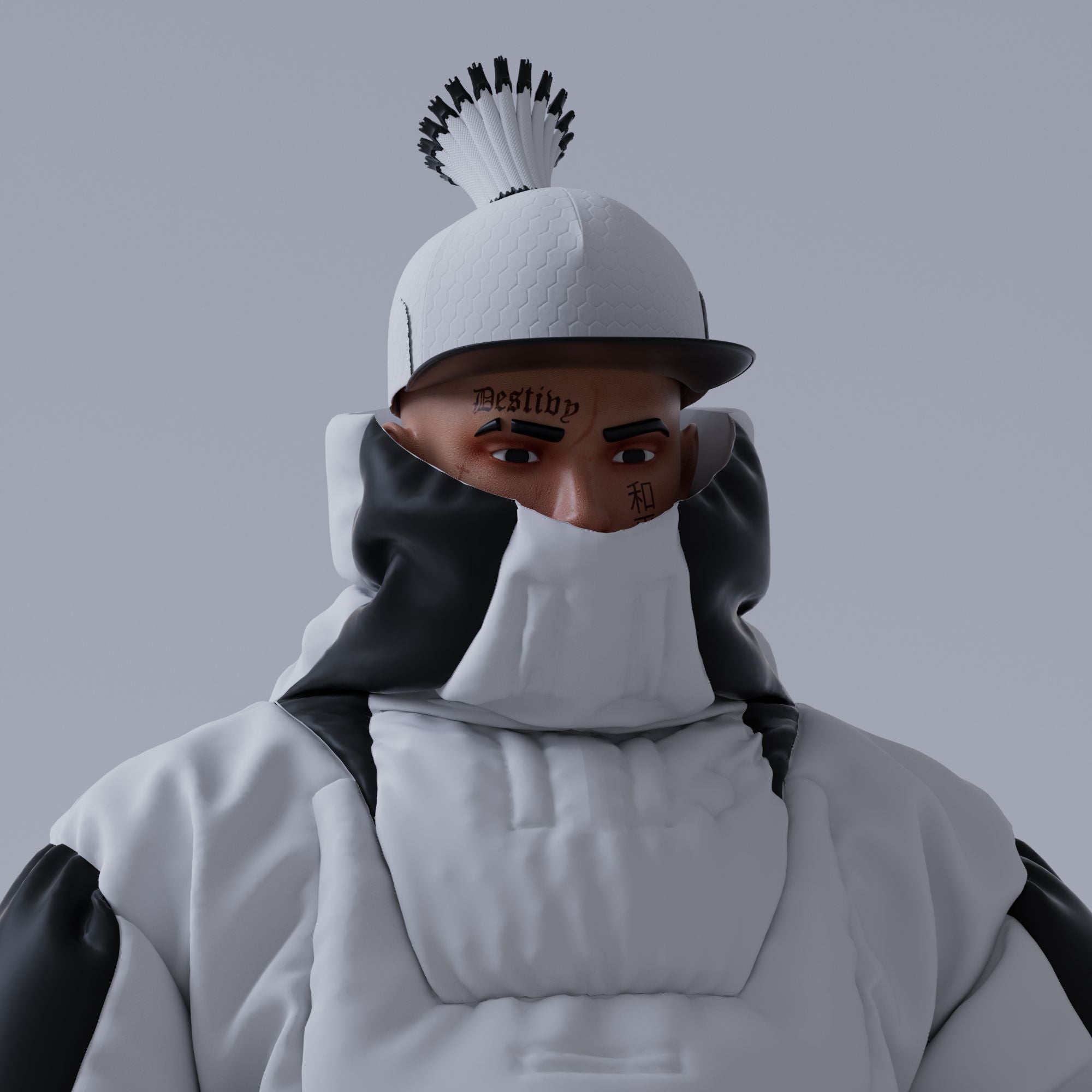 10KA Avatar #002  Digital Identity (White Edition)
